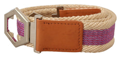 Elegant Multicolor Leather Fashion Belt GF Ferre