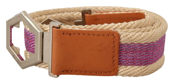 Elegant Multicolor Leather Fashion Belt GF Ferre