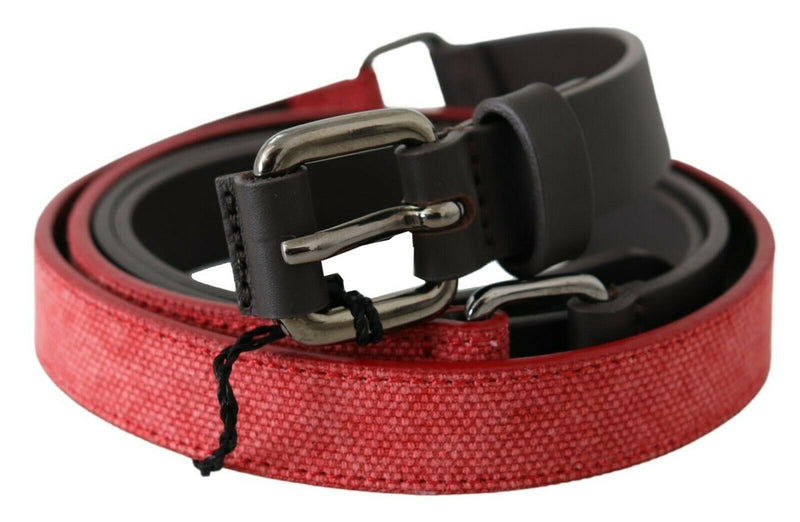 Elegant Red Brown Leather Fashion Belt Costume National