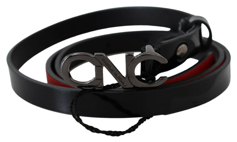 Chic Black Leather Fashion Belt Costume National