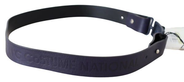 Chic Black Leather Fashion Belt Costume National