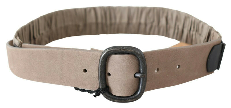 Elegant Brown Leather Fashion Belt GF Ferre