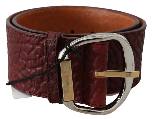 Elegant Brown Leather Fashion Belt GF Ferre