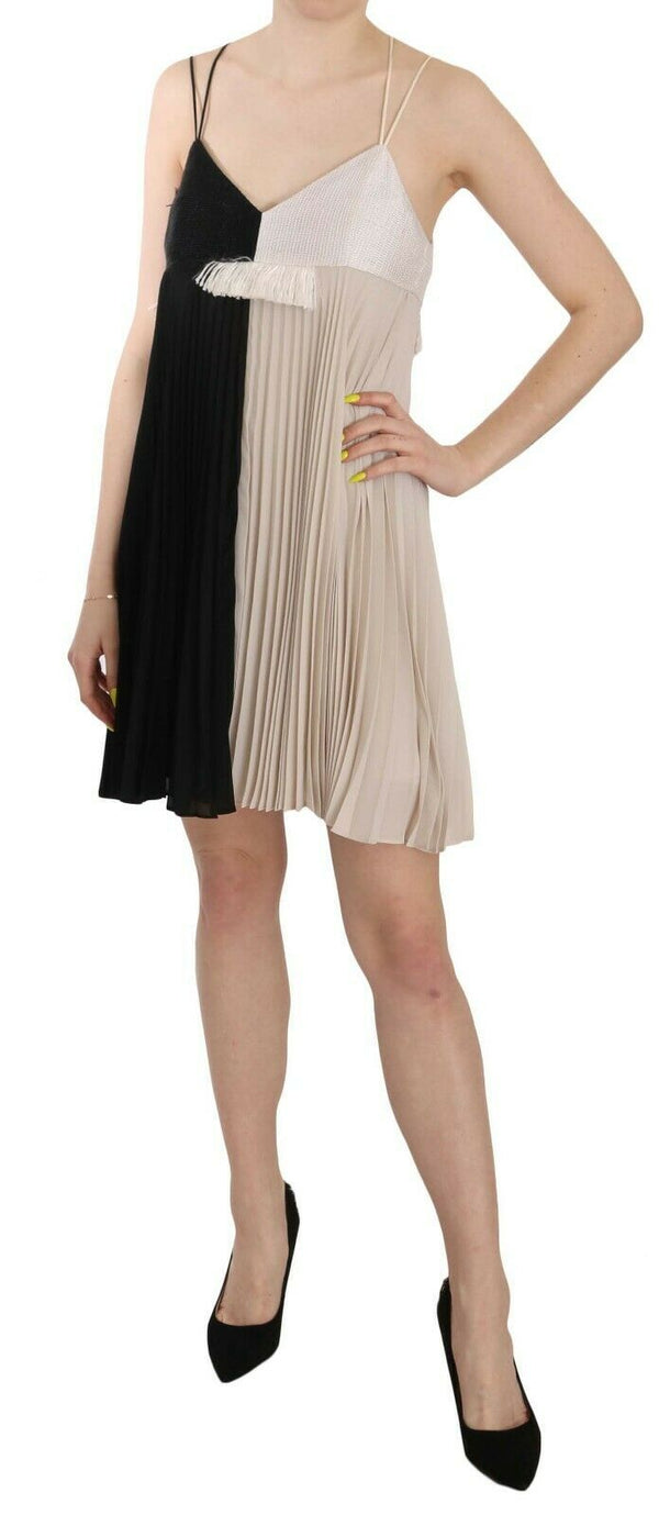 Chic Plunging A-Line Princess Mini Dress PINKO