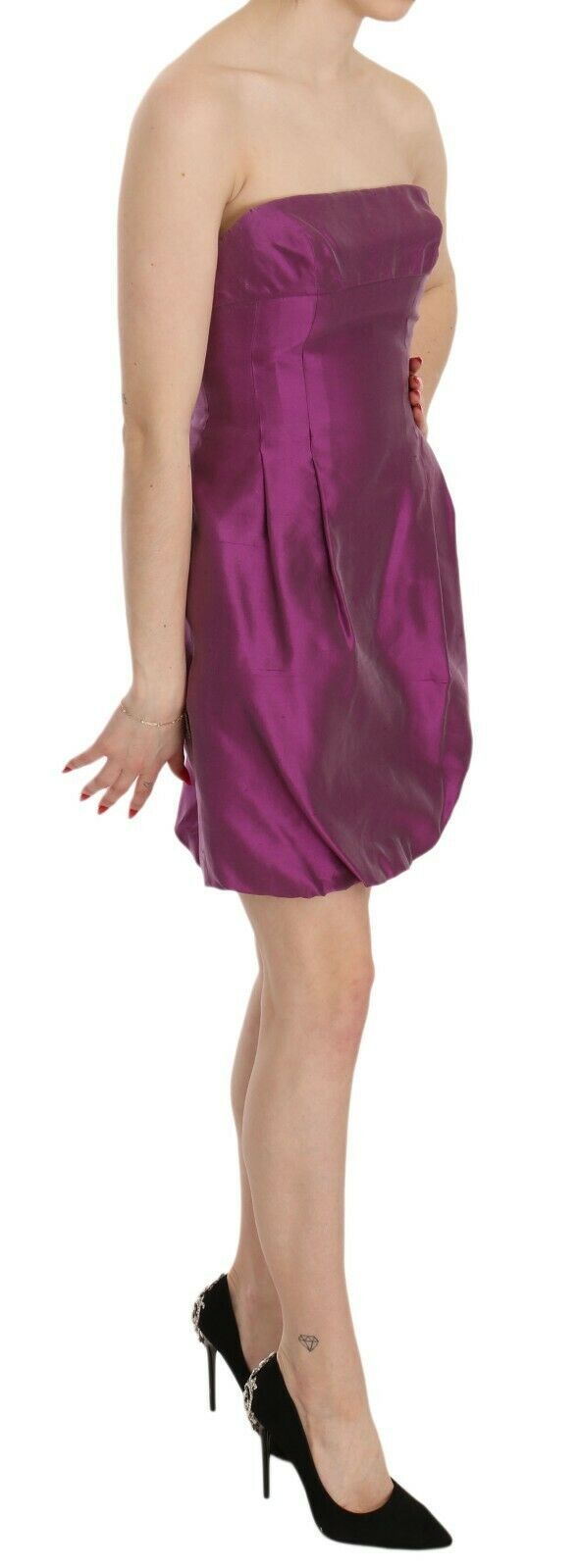 Elegant Pink Halter Mini Dress Ermanno Scervino