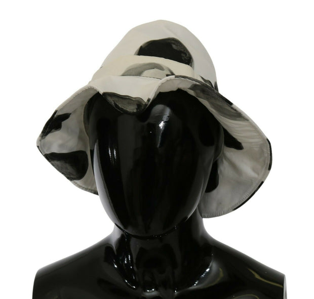 Polka Dot Cotton Bucket Hat - White & Black Dolce & Gabbana