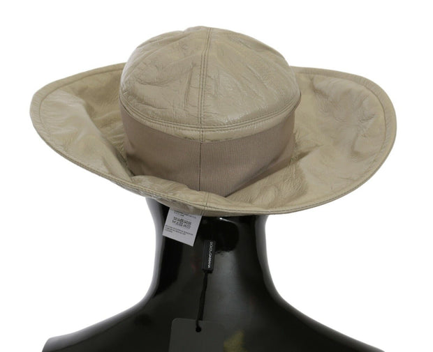 Elegant Beige Panama Cap - Timeless Fashion Accessory Dolce & Gabbana