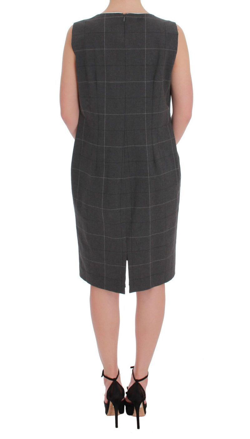 Elegant Checkered Cotton-Blend Suit Set BENCIVENGA