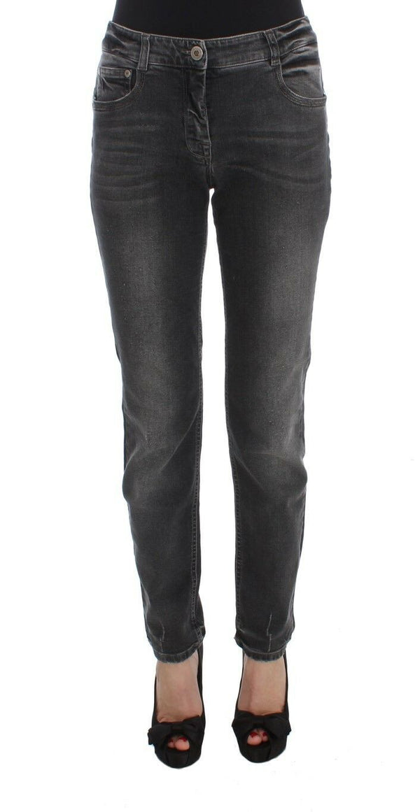 Elegant Gray Regular Fit Jeans Ermanno Scervino