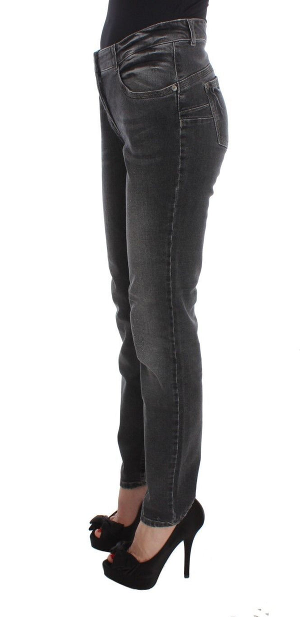 Elegant Gray Regular Fit Jeans Ermanno Scervino