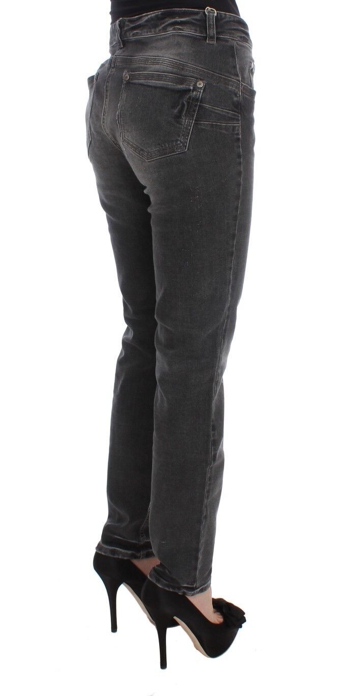 Elegant Gray Regular Fit Jeans Ermanno Scervino