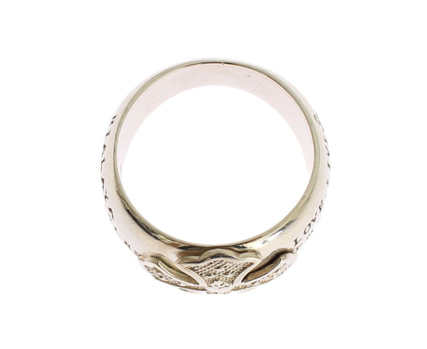 Elegant Sterling Silver Statement Ring Nialaya