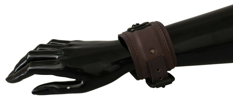 Elegant Unisex Leather Bracelet Scervino Street