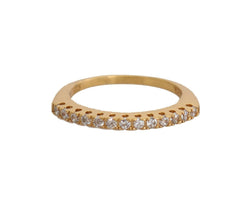 Gleaming CZ Crystal Gold-Plated Ring Nialaya