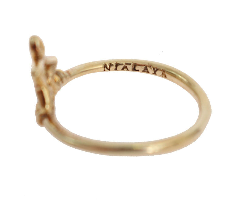 Elegant Gold-Plated Sterling Silver Ring Nialaya