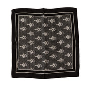 Elegant Silk Pocket Square Handkerchief Dolce & Gabbana