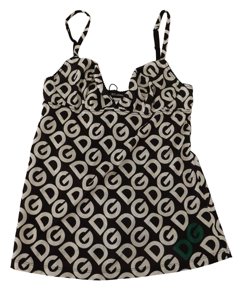 Chic Logo Print Camisole Tank Top Dolce & Gabbana