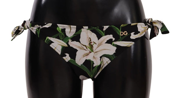 Elegant Lily-Print Bikini Bottom Dolce & Gabbana