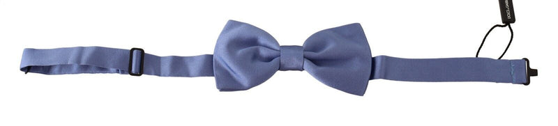 Elegant Purple Silk Bow Tie Dolce & Gabbana