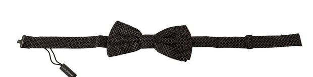 Elegant Silk Patterned Bow Tie Dolce & Gabbana