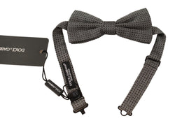 Elegant Multicolor Silk Bow Tie Dolce & Gabbana