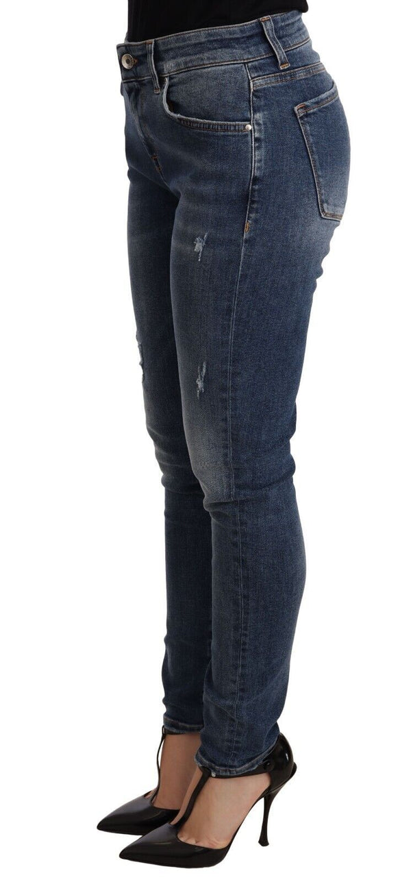 Elegant Slim-Fit Distressed Skinny Jeans Dolce & Gabbana