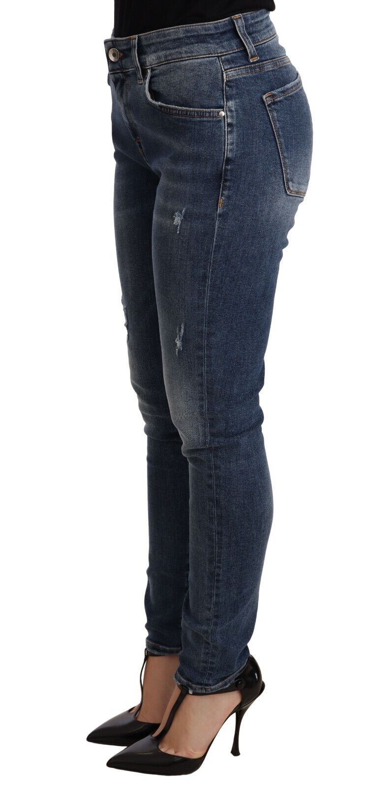 Elegant Slim-Fit Distressed Skinny Jeans Dolce & Gabbana