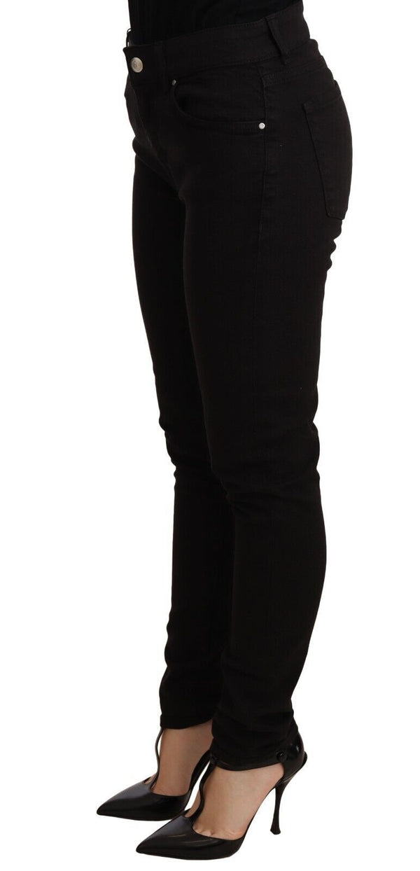 Elegant Slim-Fit Black Skinny Jeans Dolce & Gabbana