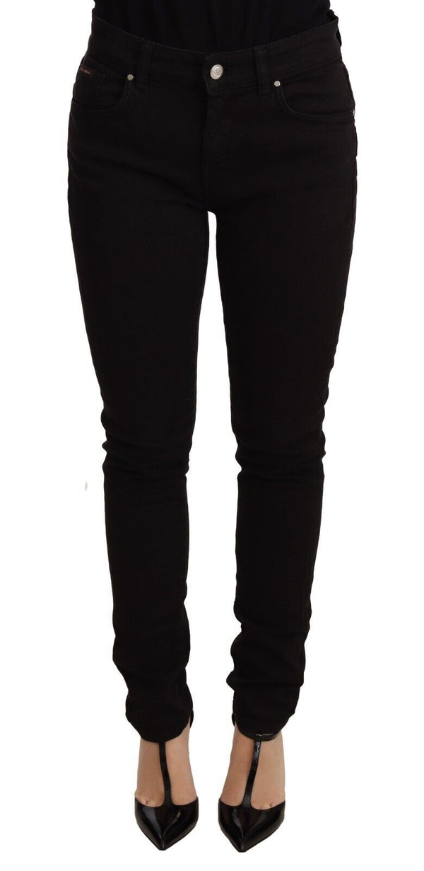 Elegant Slim-Fit Black Skinny Jeans Dolce & Gabbana