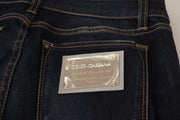 Chic Blue Slim Skinny Jeans Dolce & Gabbana