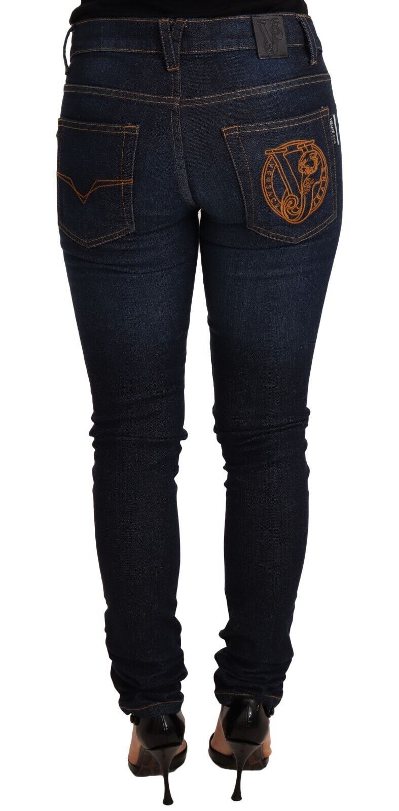 Elegant Low Waist Skinny Designer Jeans Versace Jeans