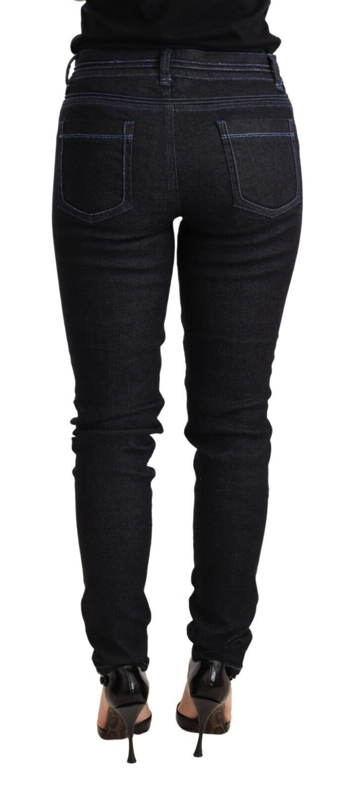 Sleek Low Waist Skinny Denim Acht