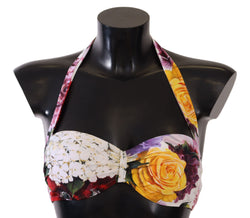 Chic Floral Print Bikini Top - Summer Essential Dolce & Gabbana