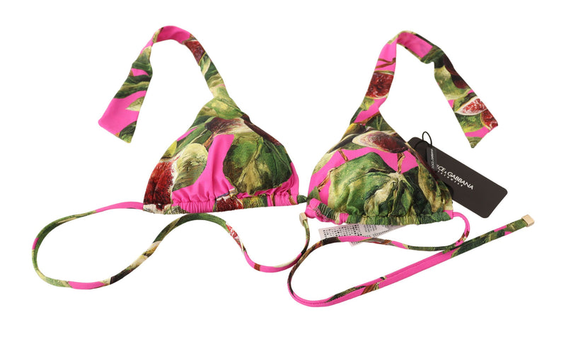 Chic Floral Bikini Top Dolce & Gabbana