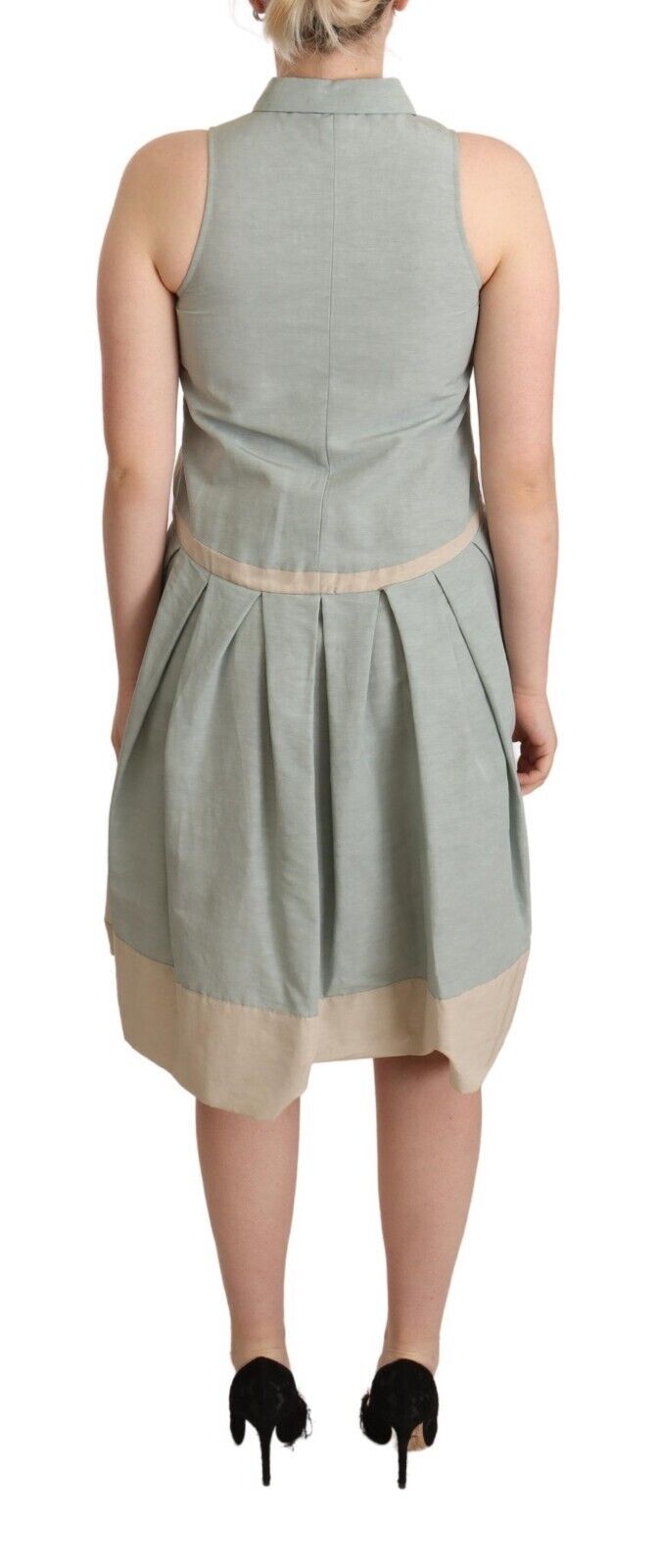 Chic Sleeveless Collared Sheath Dress Comeforbreakfast