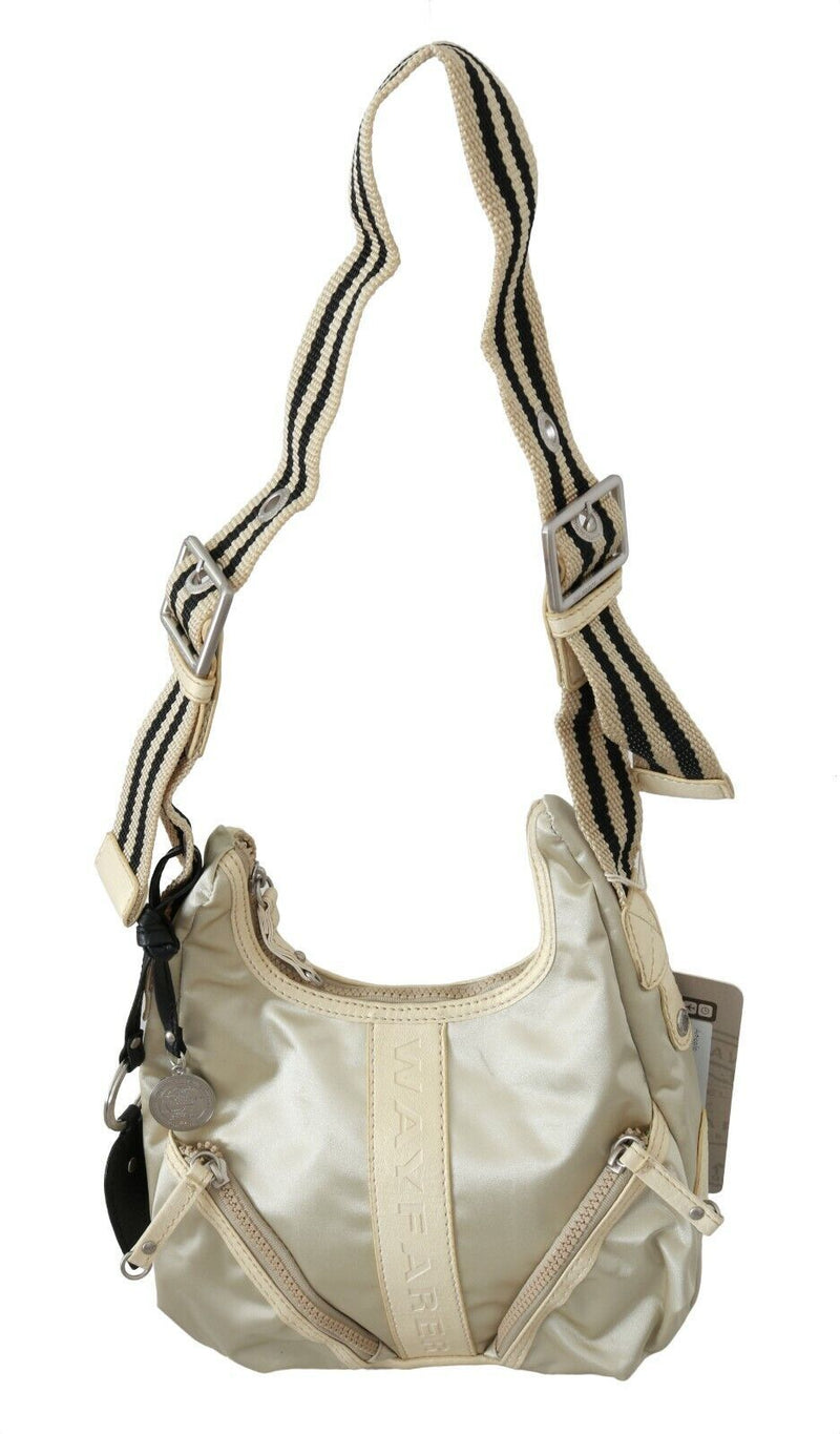 Chic White Fabric Shoulder Bag - Perfect for Any Occasion WAYFARER