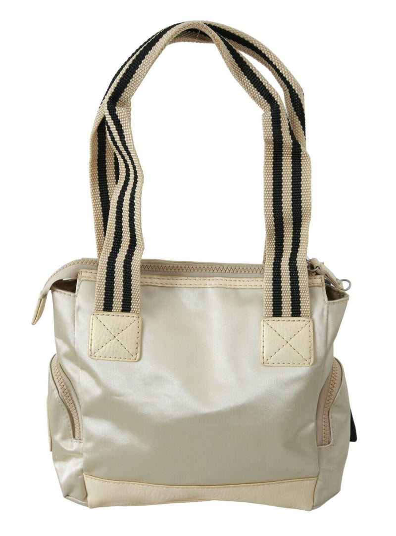 Chic Beige Fabric Handbag WAYFARER