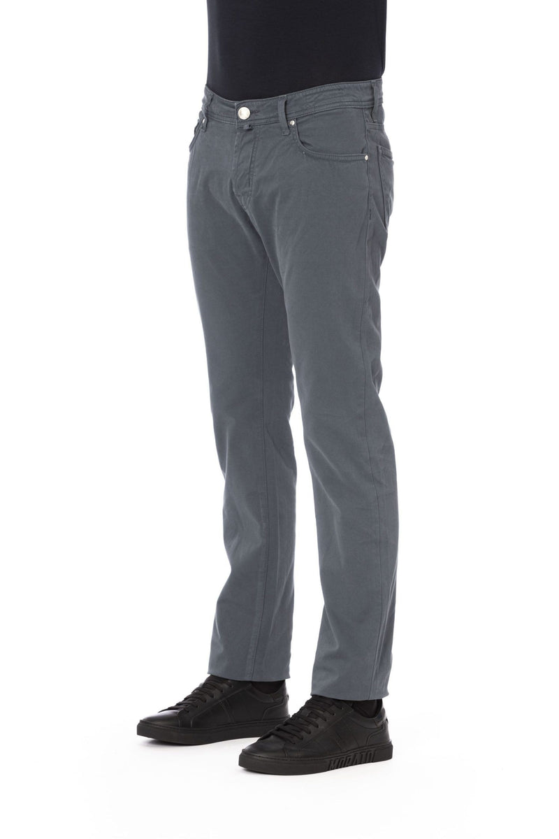 Gray Cotton Men Jeans Jacob Cohen