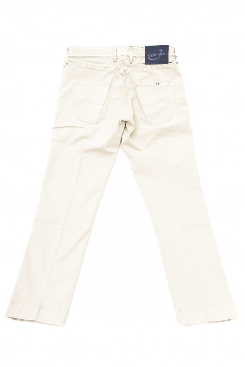 Elegant Silver Chino Model Trousers Jacob Cohen