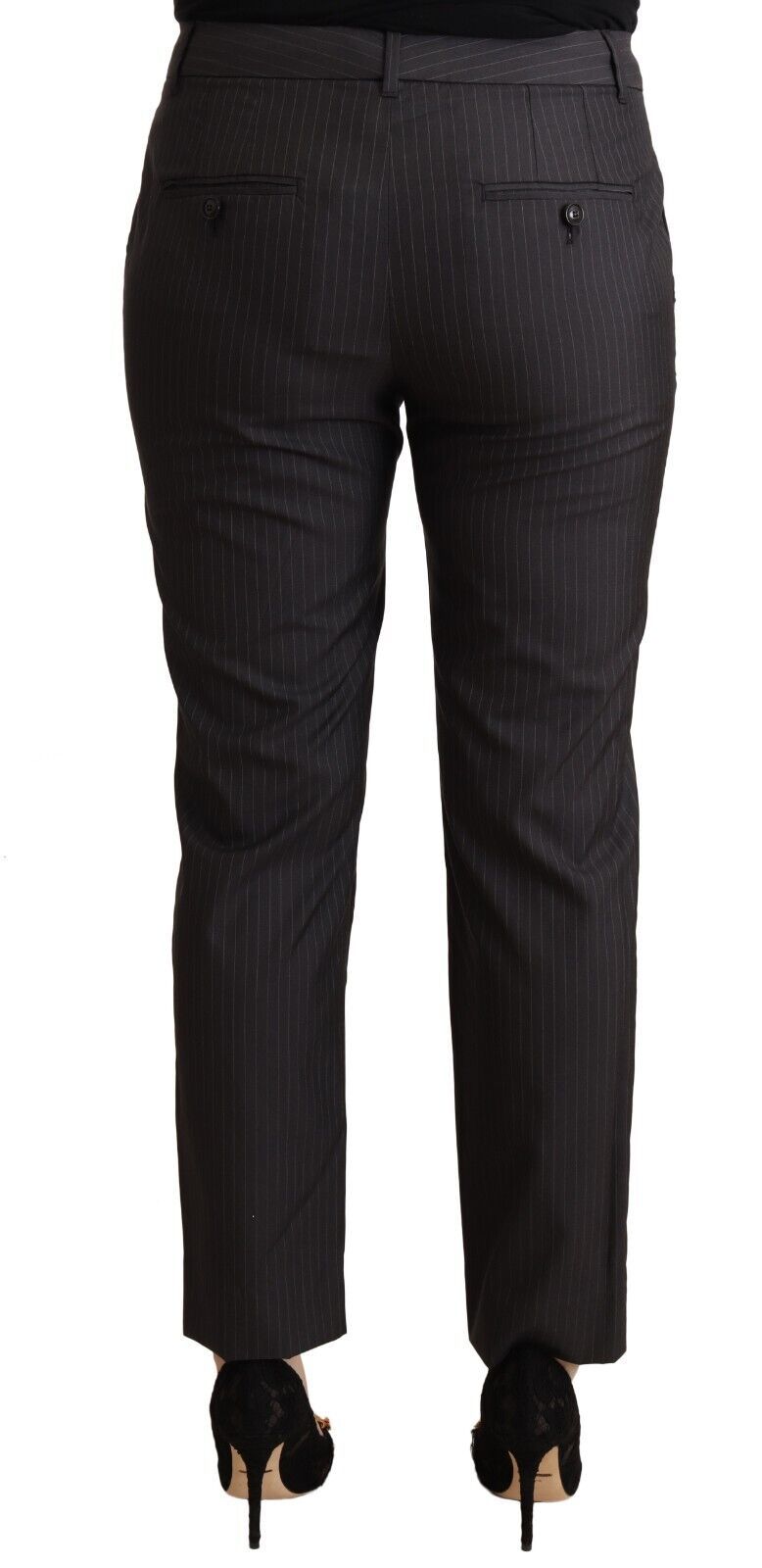 Elegant Tailored Virgin Wool and Silk Pants Dolce & Gabbana