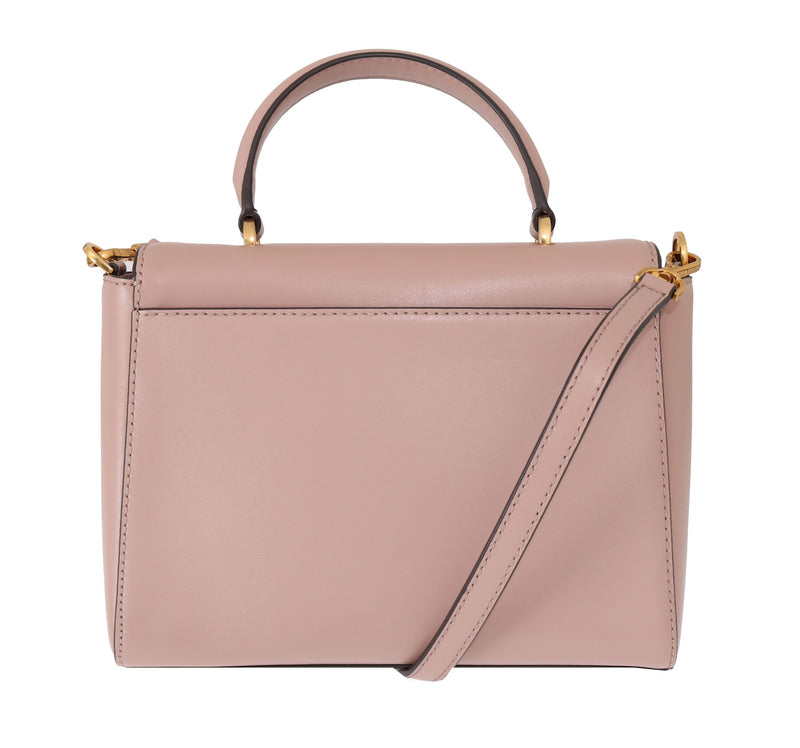 Elegant Pink Leather Mindy Shoulder Bag Michael Kors