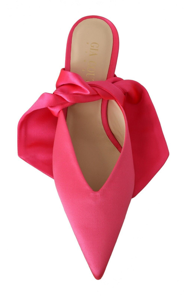 Chic Pink Kitten Heels for Elegant Evenings GIA COUTURE