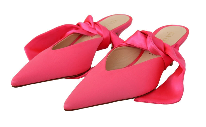 Chic Pink Kitten Heels for Elegant Evenings GIA COUTURE