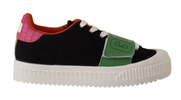 Stylish Multicolor Low Top Lace-Up Sneakers GCDS