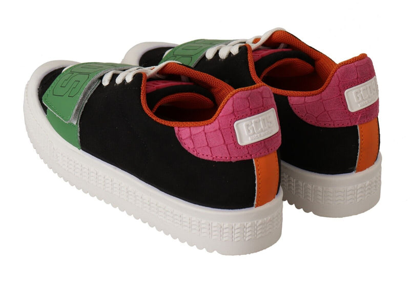 Stylish Multicolor Low Top Lace-Up Sneakers GCDS