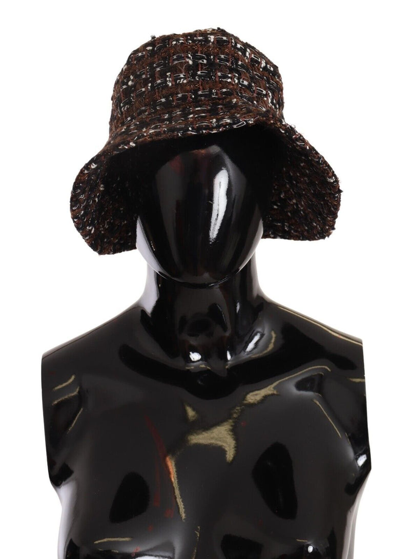 Elegant Woven Multicolor Bucket Hat Dolce & Gabbana