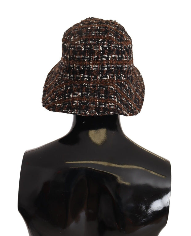 Elegant Woven Multicolor Bucket Hat Dolce & Gabbana