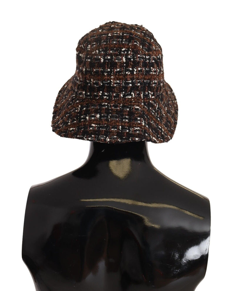 Elegant Woven Multicolor Bucket Hat Dolce & Gabbana