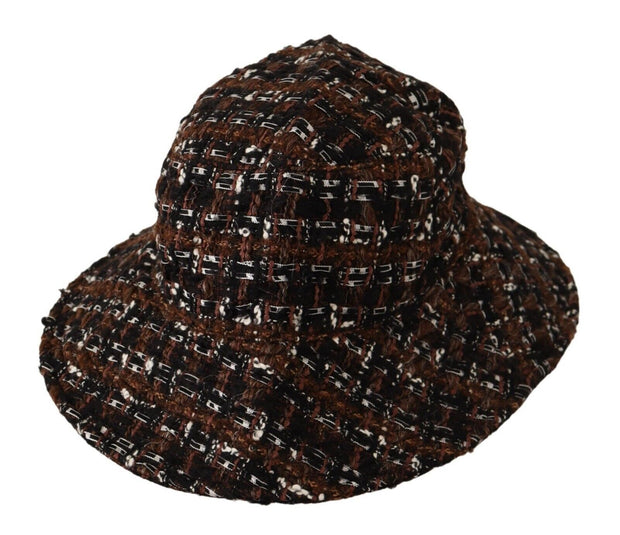 Elegant Woven Multicolor Bucket Hat Dolce & Gabbana