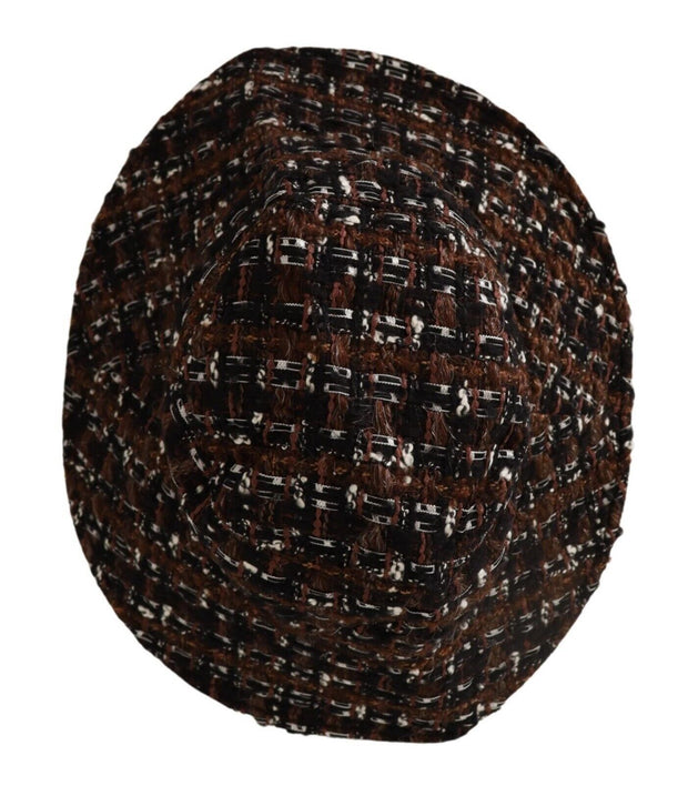 Elegant Woven Multicolor Bucket Hat Dolce & Gabbana